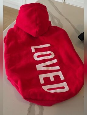 Live Love Bark Medium Dog Hoodie
